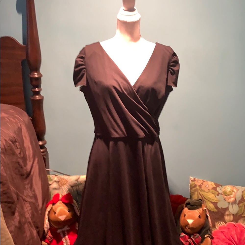 Gown Stage Accents Black size 14 - Picture 2 of 8